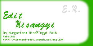 edit misangyi business card